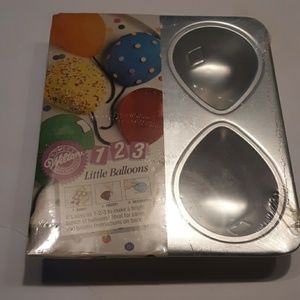 Wilton 1992 New pkg. 123 Little balloons cake pan